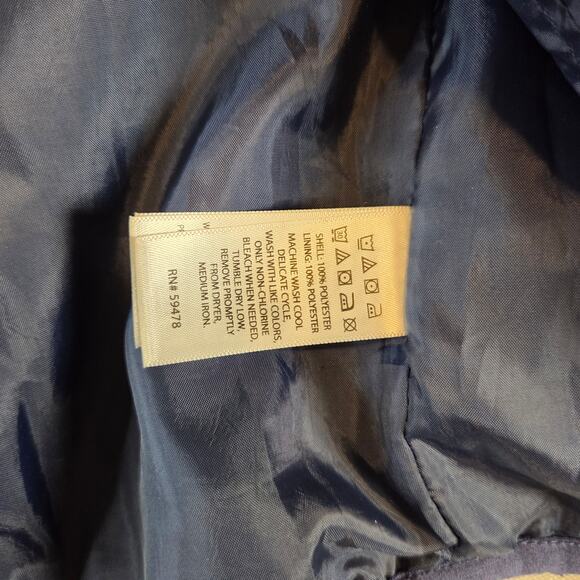 Tommy Bahama Girls XXL (16) Fleece Jacket – Green Blue Yellow, Full Zip - Picture 13 of 16